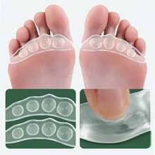 Forefoot Anti-Slip Pad GEL Self-Adhesive Invisible Shock Absorption Massage Anti-Slip Stickers High Heel Sandals Anti-Wear Heel Stickers - Transparent - View 2