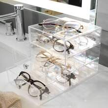 Best Seller Plastic Divided 3-Drawer Vanity & Countertop Organizer, X 6.5 X 6.5"