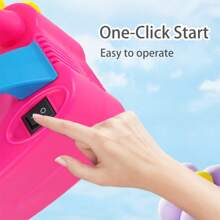 AOYI 1 件电动气球泵，600W 便携式双喷嘴电动气球充气机，适用于圣诞节生日新年婚礼派对装饰 - 查看 3