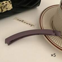 5 Stücke/2 Stücke/1 Stück elegante einfarbige Bananen Haarclips, Hochsteckfrisur Fixator, Twist Klauen, große matte Bananen Haarclips, rutschfeste Haarclips, Dutt Maker, minimalistisch leichte Kunststoff Bananen Haarclips, für den täglichen Gebrauch, starke Pferdeschwanz Fixierung, geeignet für dickes, dünnes, lockiges Haar, zum Tragen, für Partys, Arbeit, Reisen, Badezimmer, ideales Geschenk für Familie und Freunde, Valentinstag, Geburtstag, Neujahr, Partyartikel Rückkehr zur Schule