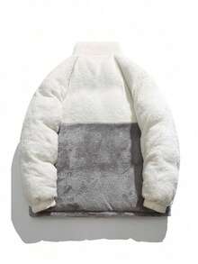 Chaqueta para mujer, chaqueta forrada térmicamente para mujer en invierno, abrigo acolchado reversible casual con cremallera, cuello alto y diseño resistente al viento