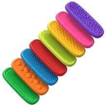 8pcs Sensory Fidget Toys | Durable Silicone Toys | Stress Reliever Toys | Playful Design, Textured Finger Toys Designed To Relieve Anxiety,Making People Fingers Restless And Keeping Hands Busy,Christmas Presents