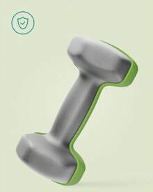 SONGMICS Dumbbells Set Of 2 Dumbbells Hexagon Neoprene Coating Strength Training Workout Fitness Training Home