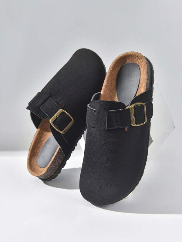 1 Pair Casual Beach Fabric Strap Flat Sandals, Soft Bottom Non-Slip Comfortable Slip-On Slippers For Home & Holiday, Summer