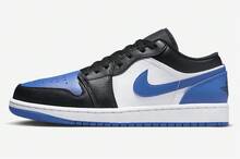 Nike Air Jordan 1 Low "Royal Toe"100% ORIGINAL PRODUCT REF 553558-140 - ĐEN VÀ XANH - Xem 1
