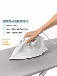 Tấm lót và bọc bàn ủi cao cấp - Chịu nhiệt, có thể tái sử dụng, không phai màu, chất liệu dày dặn, dùng cho gia đình, thay thế tấm lót bàn ủi - Có thể giặt, chịu nhiệt độ cao, không phai màu, dày dặn, thích hợp sử dụng trong gia đình, trang trí nhà bếp, đồ dùng gia đình. - Màu xám đen - Xem 2