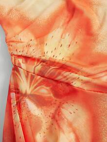 Truni Elyhuante_03 Đầm dệt kim hoa vàng cổ điển cỡ lớn dành cho nữ, đầm dạ hội dài cho nữ, đầm dự tiệc midi cho nữ, đầm mới về cho nữ, đầm cocktail dự tiệc, đầm thời trang dự tiệc nghỉ dưỡng cho nữ, đầm trang trọng cho dáng người quả lê tam giác, đầm mùa hè - Màu vàng - Xem 5