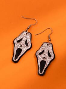 1 Pair Unique Creative Punk Style Halloween Earrings