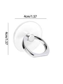1 pieza Soporte de anillo de teléfono portátil, anillo de teléfono giratorio de 360°, soporte de anillo de teléfono transparente compatible con la mayoría de teléfonos, tabletas y fundas - Multicolor - Ver 4