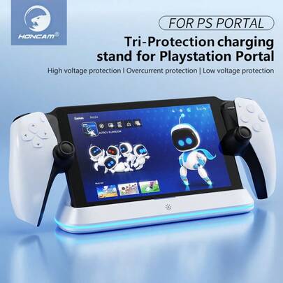 HONCAM Adecuado para la base de PORTAL PS con efecto de iluminación RGB, accesorios de base para PS