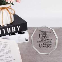 Condolencias por el fallecimiento - Luz conmemorativa por la pérdida de padre, madre, esposo y ser querido. Decoración de hogar, dormitorio, escritorio de oficina, mesa, en estilo retro. Regalos únicos para mujeres, regalos de inauguración de casa. Ideal para expresar condolencias y crear un espacio reconfortante. Adecuado para servicios conmemorativos, días de recuerdo y como un gesto sincero en momentos de pérdida. - Multicolor - Ver 2