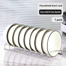 1 Pieza Rejilla De Acero Inoxidable Para Platos Con Tablero De Drenaje Para Encimera De Cocina