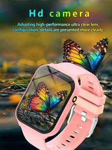 ERUN 2025年新款儿童智能手表，儿童游戏手表，18款趣味游戏，1.83英寸触摸屏，超低功耗芯片，计步器，拍照，手电筒，闹钟提醒，相机，相册，日历，计步，倒计时，计算器，秒表，手电筒灯， - 彩色 - 查看 8