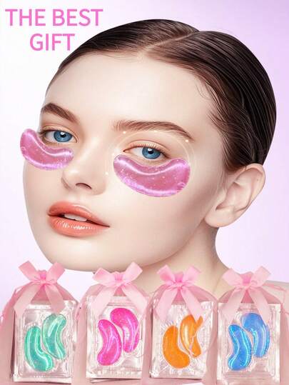 Set de regalo de boda de 9/5 piezas (2 piezas = 1 par), máscara de ojos de gel con efecto refrescante, adecuada para el cuidado de los ojos, las ojeras y las líneas finas. Adecuado como regalo para mujeres, adecuado tanto para hombres como para mujeres, adecuado para bodas, San Valentín, Día de la Madre, Halloween, Navidad, fiestas, ceremonias, regalos de invitados y una variedad de opciones de color.