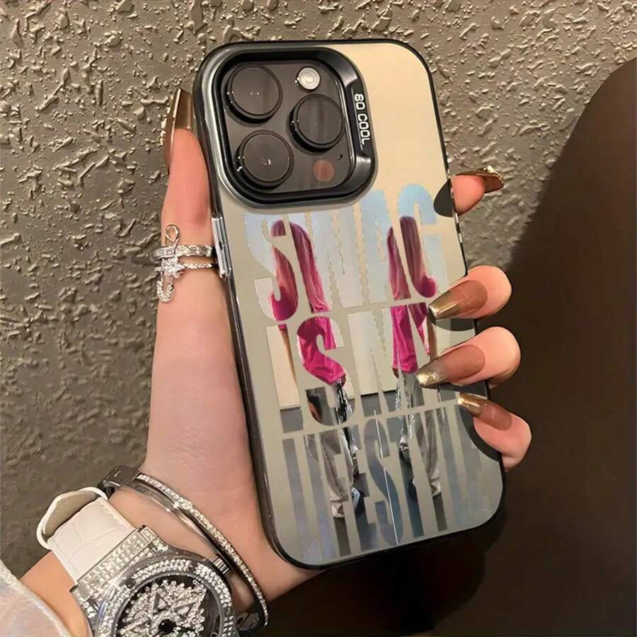 Pop Girl Swag Is My Lifestyle Aesthetic Phone Case For IPhone 16 Pro Max Case 16E 11 15 14 13 12 Pro Max Case Shockproof Phone Case Cool Birthday Gift For Women GirlSuitable For IPhone 17 Air - 透黑 - 查看 1