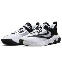 Nike Men's IMMORTALITY 3 Basketball Shoes, New Model, Letter Pattern, Shock Absorption, DZ7534-100 - Black and White - View 1
