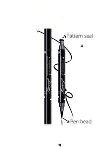 1支装黑色双头密封眼线笔防晕染易晕染浓淡两用开学季万圣节圣诞礼物