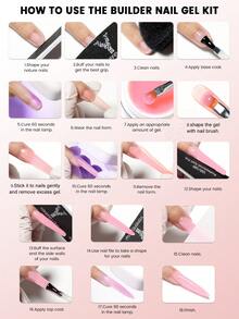 YOKEFELLOW Gel đắp móng 50g dùng để nối dài và làm chắc móng, gel đắp móng màu hồng dạng thạch, có thể tháo gỡ dễ dàng, sử dụng đèn UV LED, làm dày móng lâu trôi, lý tưởng cho sử dụng tại salon và làm quà tặng ngày lễ cho phụ nữ và bé gái. Sản phẩm mới YMH08 Nails - Nhiều màu - Xem 6