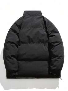 Chaqueta para mujer, chaqueta forrada térmicamente para mujer en invierno, abrigo acolchado reversible casual con cremallera, cuello alto y diseño resistente al viento