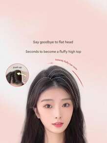 1支双功能空心梳，干湿两用 - 轻柔按摩设计，ABS塑料手柄，适合所有发质，减少打结和毛躁，改善头皮健康，是理想的小礼物，居家必备，日常使用，方便旅行携带，空心圆梳，带蓬松按摩齿的时尚美发造型梳。