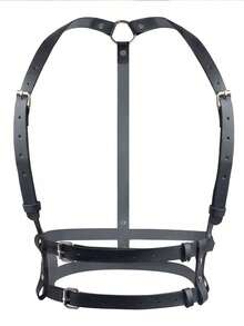 1pc Women Plus Size PU Leather Sexy Corset Waist Belt, Suitable For Daily Wear And Party - Black - View 6