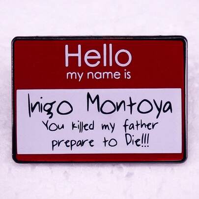 1 pieza Broche inglés humorístico, accesorio con tema literario, insignia, decoración para mochila, ropa, joyería de moda, regalo para amigos