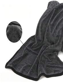 1 Piece {40*60cm/60*90cm/60*160cm} Multiple Sizes Available, Thick Towel With Strong Water Absorption Without Residue, Car Wash Specialized Towel, Double-Sided Enlarged And Thickened Lint-Free Towel, Reusable And Easy To Clean