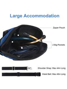 护士腰包、多隔层医疗用品包、护理收纳袋（可容纳听诊器、绷带剪刀、其他医疗用品、宠物医疗护理包）通用多口袋腰部收纳带（带可调节腰带） - 彩色 - 查看 8