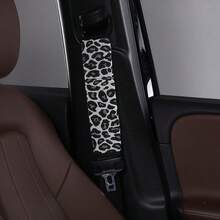 Easypie Selection 1PC Car Seat Belt Protective Cover, Car Anti-Stranglehold Shoulder Cover, Car Clothing, Anti-Wear Soft Cover, Car Supplies, Leopard Print Seat Belt Anti-Stranglehold