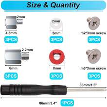 New M.2 SSD Mounting Screws Kit, M.2 Morboard Standoffs And Screws, NVMe Screw  Magnetic Screwdriver, Used For Mainboard Repair Of Laptop & Computers - RAM - 查看 2