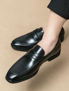 Men's Formal Leather Shoes: New Formal Leather Shoes For Men, With An Elegant British Style. Men's Casual Leather Loafers: Casual Leather Shoes With A Square Toe, Suitable For Photo Shoots, Weddings, And Business Occasions. Men's Comfortable Soft Sole Leather Shoes: Versatile And Comfortable Leather Shoes For Daily Wear. Formal/Business Formal