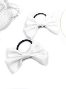 2pcs Fashionable & Elegant Bowknot Hair Scrunchies, Home Beauty Women Accessory Gifts ,Gifts