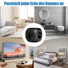 5-Outlet Multi-Function Power Strip, 4000W High Power, Suitable For Bedroom, Living Room, Workshop, Office, Etc.