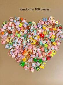 Zufällige Blume, Schleife, Tier Haargummis, süß und ungefährlich für das Haar, geeignet für Katze, Hund und kleine Tiere Dekoration