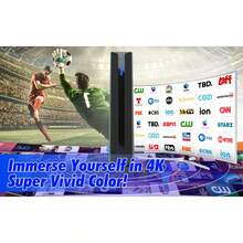 Antena de TV HD de señal súper 360° - Alcance de transmisión HD gratuita de 580 millas, compatible con 4K1080p, fácil instalación, ideal para áreas urbanas y rurales, diseño negro suave, antena exterior de amplio alcance | Acabado negro elegante | Antena de configuración sencilla