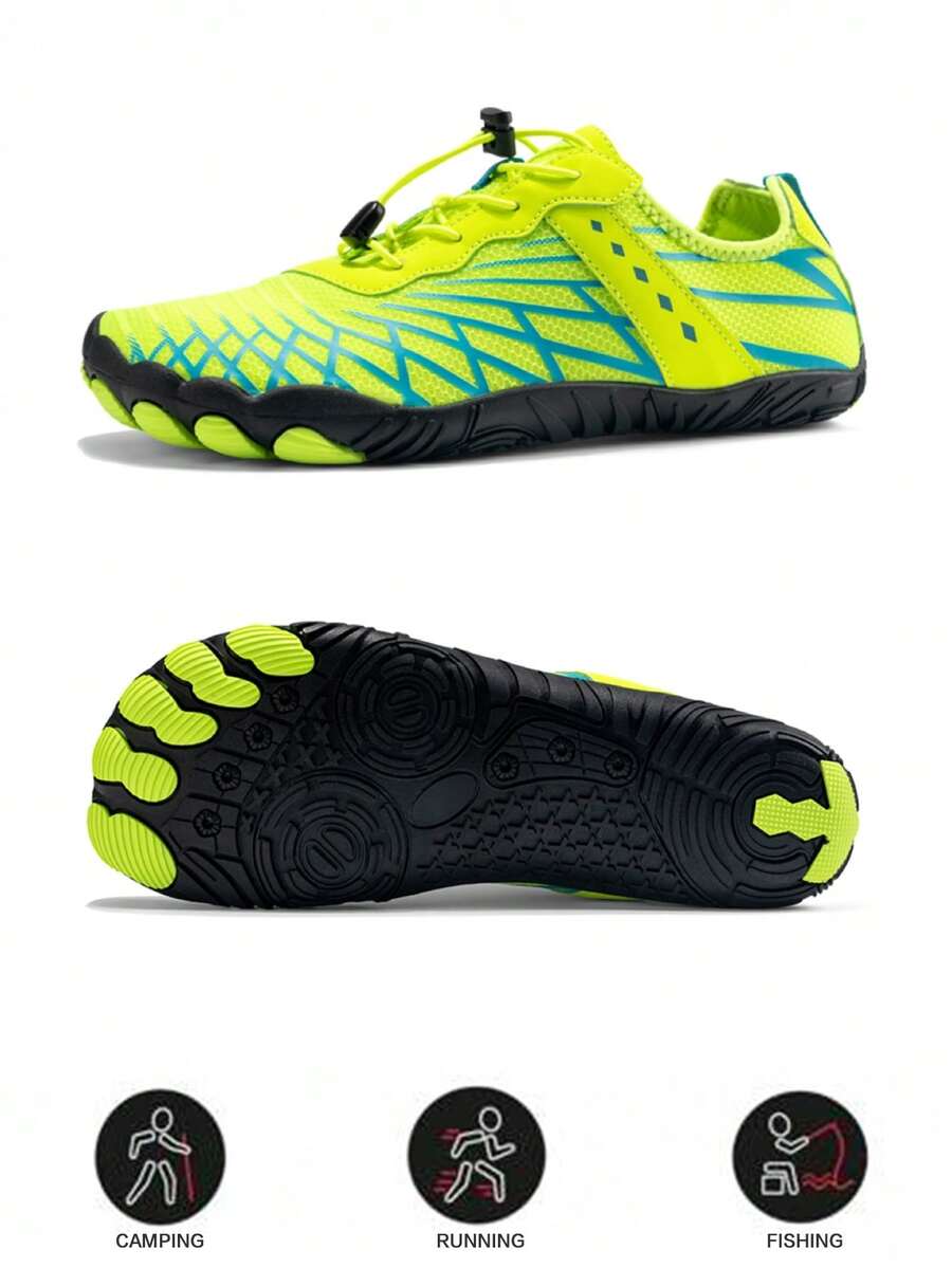 Zapatos de agua cómodos de verano unisex - Ligeros, antideslizantes, transpirables calcetines acuáticos para entusiastas de la descalcez | Sandalias de suela blanda de secado rápido para natación, buceo, playa y pesca