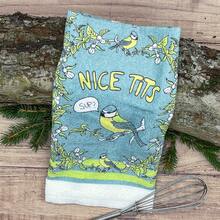 Nice Ttis Funny Bird Boob Watching Tea Towel Funny Kitchen Towels - Multicolor - View 4