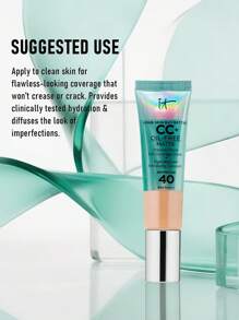 IT Cosmetics Your Skin But Better CC+ Cream, Medium Shade, 32ml/1.08 Oz | Full-Coverage, Oil-Free Matte Finish, SPF 40 | Buildable, Lightweight Formula Evens Skin Tone And Covers Imperfections