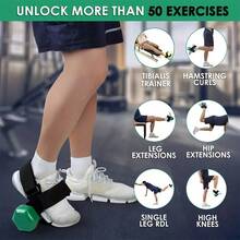 Adjustable Ankle Weights With Dumbbell Rack, Home Fitness Equipment, Black Polyamide (Nylon) Ankle Weights With Safety Buckle, Suitable For Calf Raises, Leg Extensions, Easter And Mother's Day Gifts