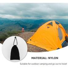 8 PCS Reflective Tent Guy Ropes With Aluminium Tensioner 4MMx4M Heavy Duty Paracord Camping Rope Kit For Tent Tarp Hammock Outdoor Survival Gear Windproof Guide Ropes With Storage Bag Orange