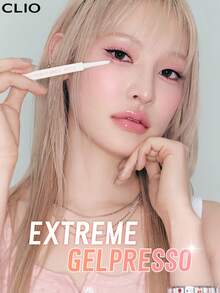 Clio K-Beauty EXTREME GELPRESSO 3mm 膠/凝膠眼線筆，眼線/眼袋/下眼線筆，濃郁高顯色，絲滑奶油般塗抹，持久顯色，霧面妝效，防水防汗，日常彩妝 - 09 FAIRY PEACH - 查看 3