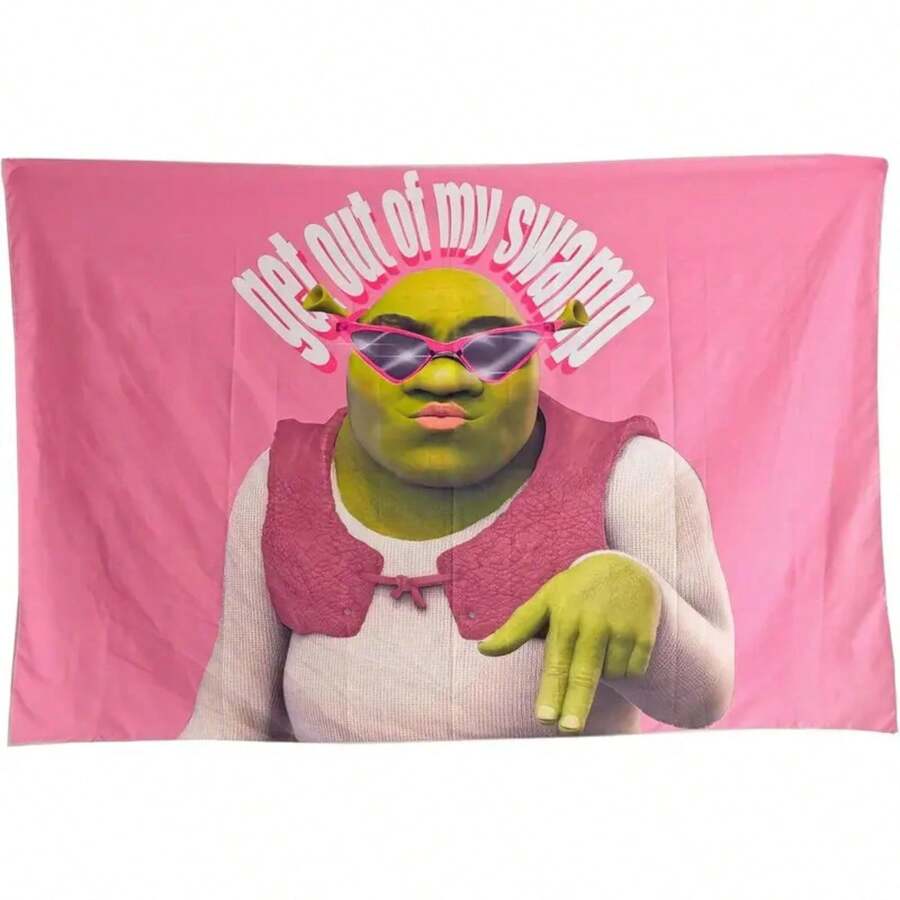 Tapiz divertido para dormitorio color rosa - Estilo de la imagen principal - Ver 1