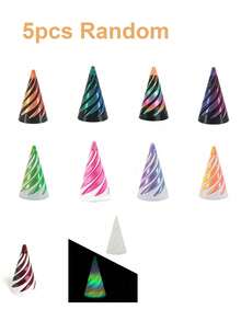 2个装超强减压3D打印双面螺旋锥 - 彩色渐变结构,适合作为万圣节和圣诞节礼物,金属纤维结构,减压玩具,感官玩具,减压玩具>随机,女性成人玩具,减压玩具>便宜 - 彩色 - 查看 36