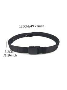 1条户外窄款安全隐形拉链钱包带，坚固耐用，无孔，带身体绑带 - 彩色 - 查看 2