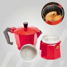 Bình pha cà phê Moka - Đỏ - Xem 5