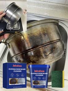 Stainless Steel Cookware Cleaning Paste, Removes Pot Bottom Stains, Multi-Purpose Cleaning, Effective Cleaning Without Damaging Items