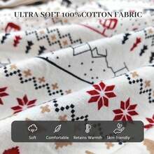 Men 100% Cotton Pajama Set, Soft Warm Button Down Pajama Sets For Men Comfy Plaid Fun Prints Lounge With Pocketshalloween - Point-navy - Xem 2