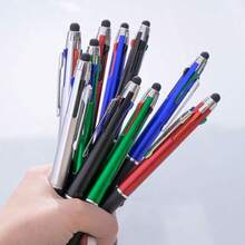 MiSiBao 4-Color Ballpoint Pen Multi Colored Pens In One Medium Point (1.0mm) Touch Screen Stylus, 5-Count-385038 - 10-Count - View 8