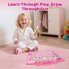 Kids Audio WordPad -Interactive Talking Educational Poster - Pink - View 8