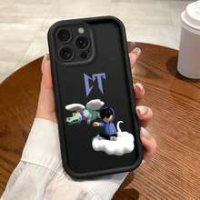 Esta funda de teléfono de patrón simple y personalizado es a la moda, moderna, resistente a los golpes, duradera y compatible con XR/X/XS/XS Max.|11/11 Pro/11 Pro Máx|12/12 Pro/12 Pro Máx| 13/13 Pro/13 Pro Max.| 14/14 Pro/14 Plus/14 Pro Máx.| 15/15 Pro Max/15 Pro/15 Plus| 16/16 Pro/16 Pro Max/16 Plus|Compatible con  17/17 Pro/17 Pro Max/17 Air y adecuado para varios dispositivos - Negro 544 - Ver 5